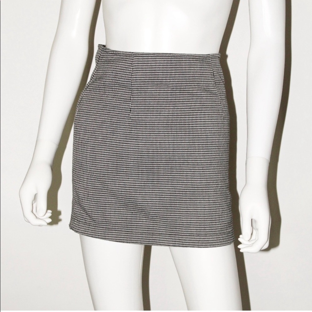 Checkered Mini Skirt